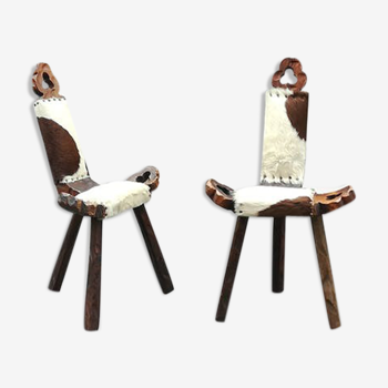 Paire de chaises de chalet