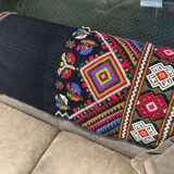 Old anatolian rug for sofa