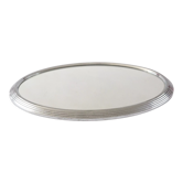 Plateau miroir ovale art déco
