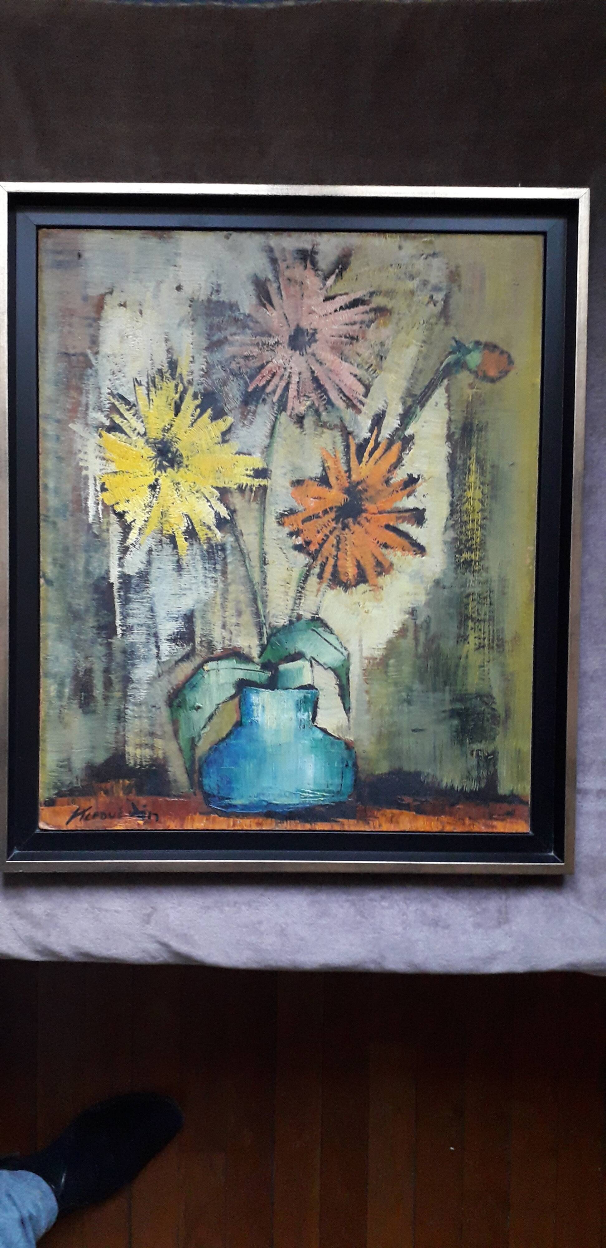 Antique oil painting by Paul Kerouédan