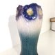 Art Nouveau vase in polychrome slipware • Onnaing pottery