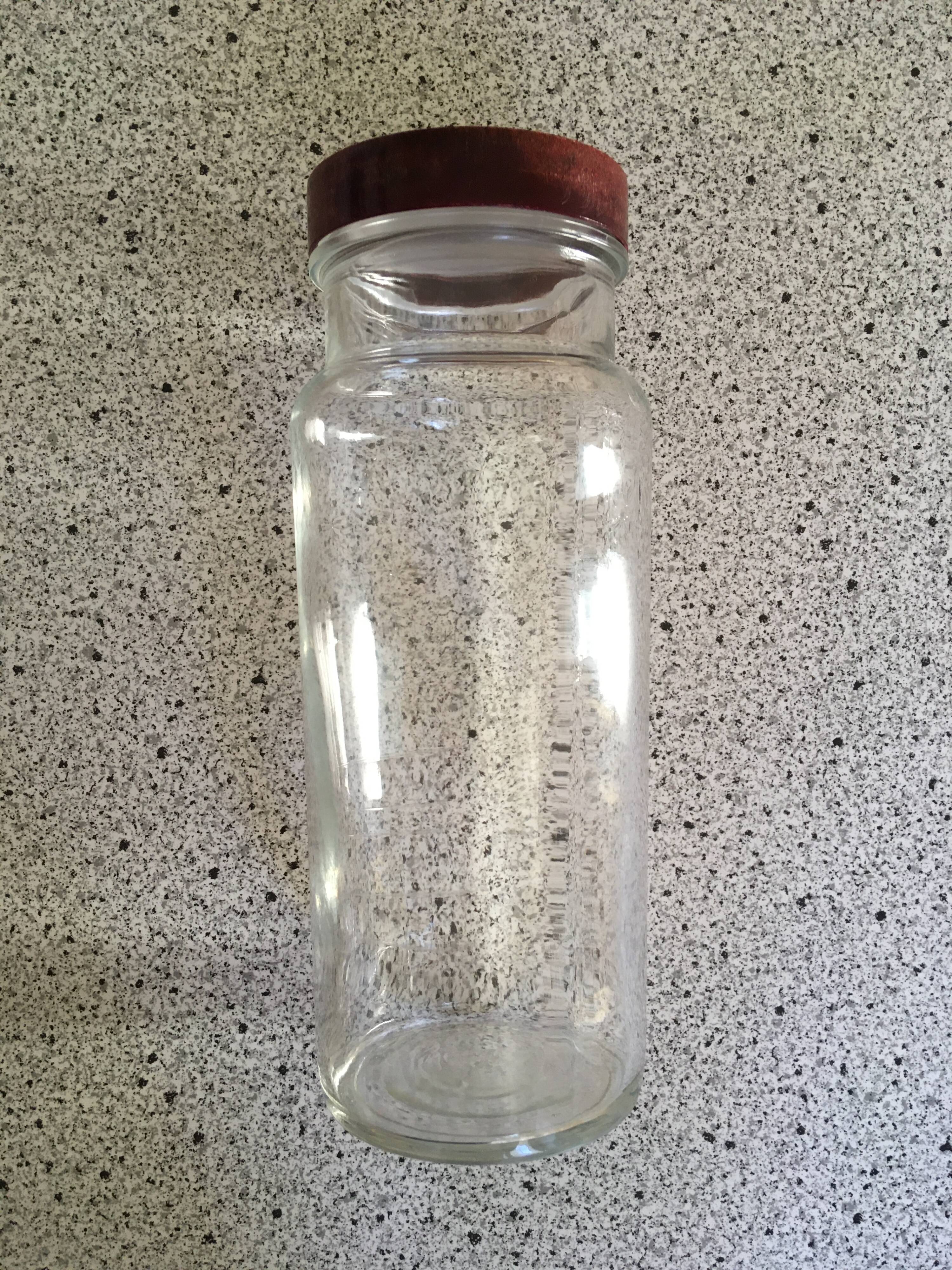 Bakelite glass jar 1930