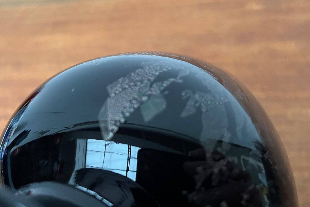 Postmodern black art glass vase by Hans Jürgen Richartz for the Richartz art collection, 1980s.