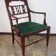 A mahogany armchair from the turn of the 19th and 20th centuries
