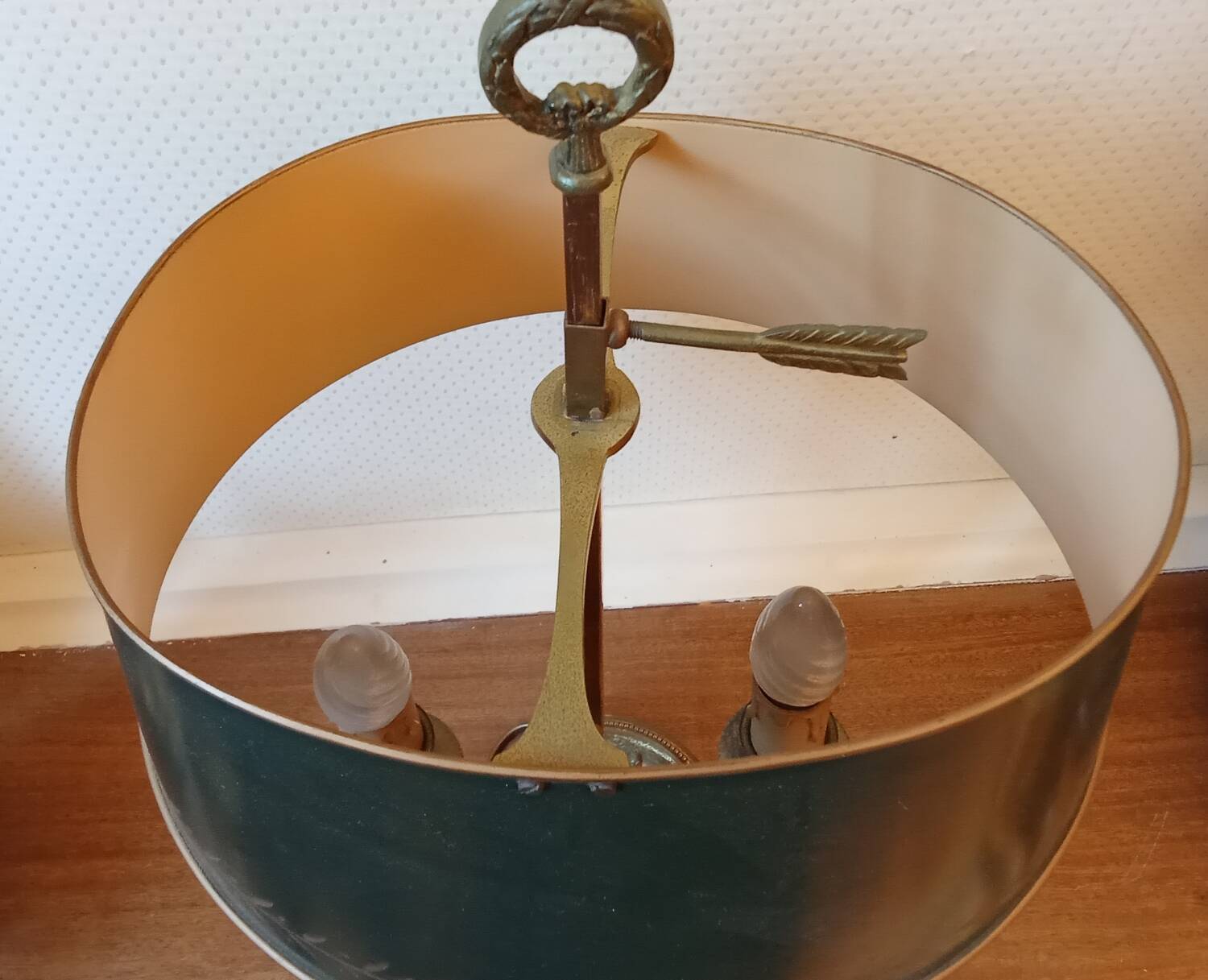 Old Empire style hot water bottle lamp