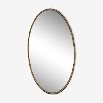 Miroir ovale vintage 60 70