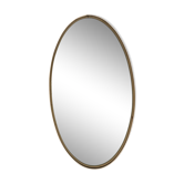 Miroir ovale vintage 60 70