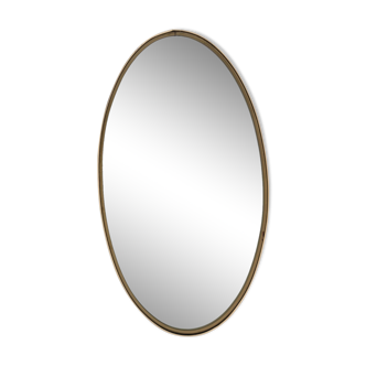 Miroir ovale vintage 60 70