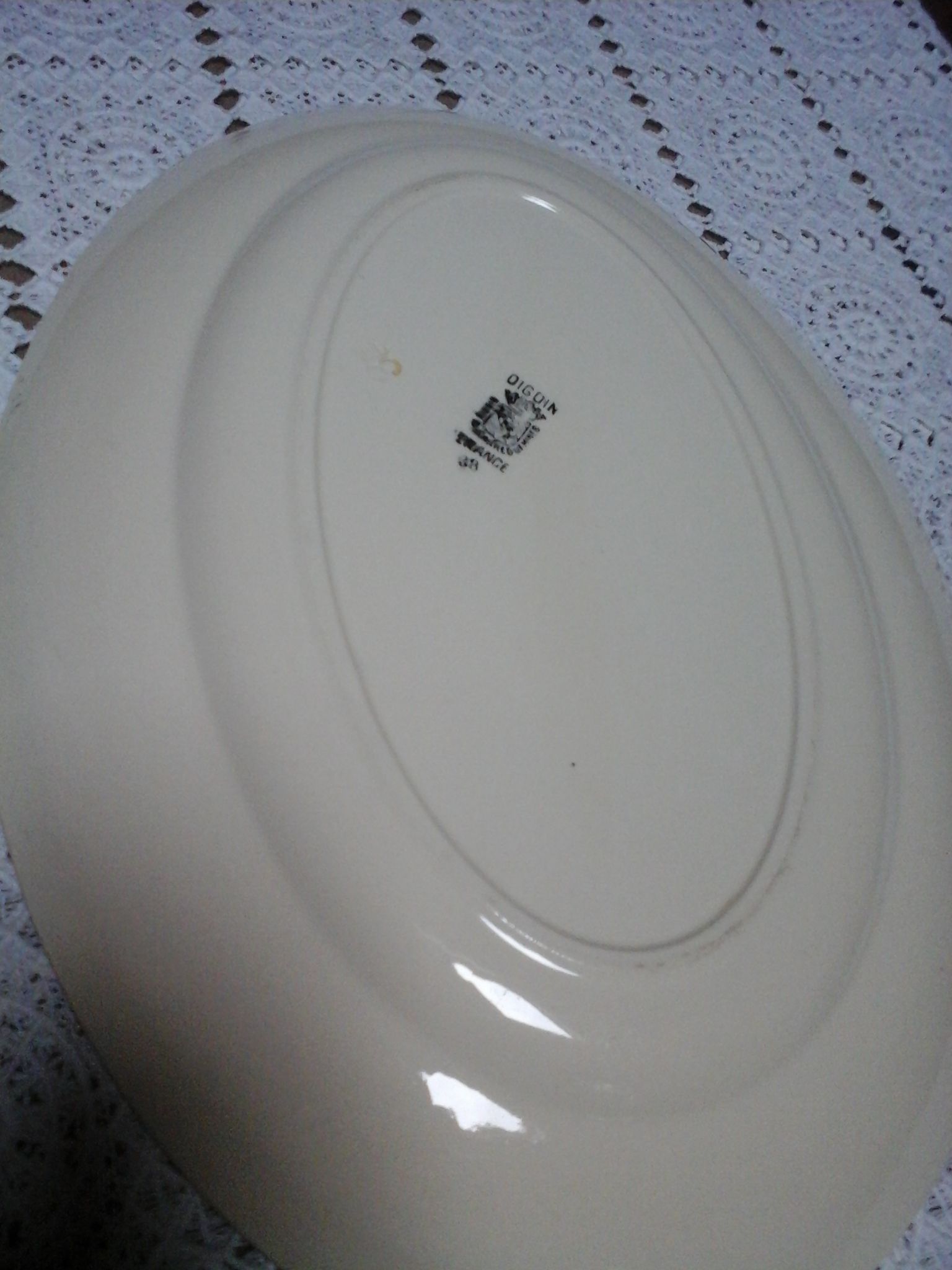 Plat ovale Digoin