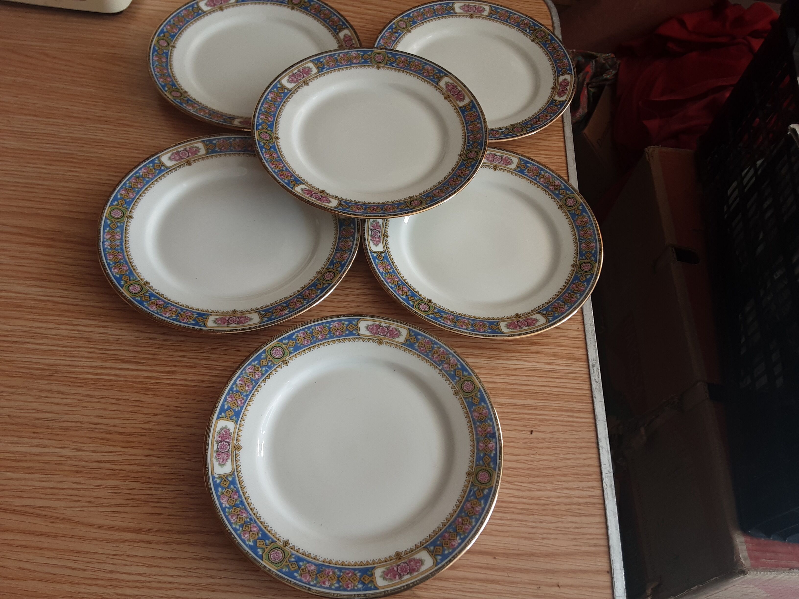 6 dessert plates porcelain from Limoges