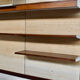 Modular wall system with rosewood panels Georges Frydman 70 years efa editor