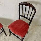 Paire de chaises napoléon III