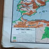 old school map 1950 Paul Vidal Labache n°12