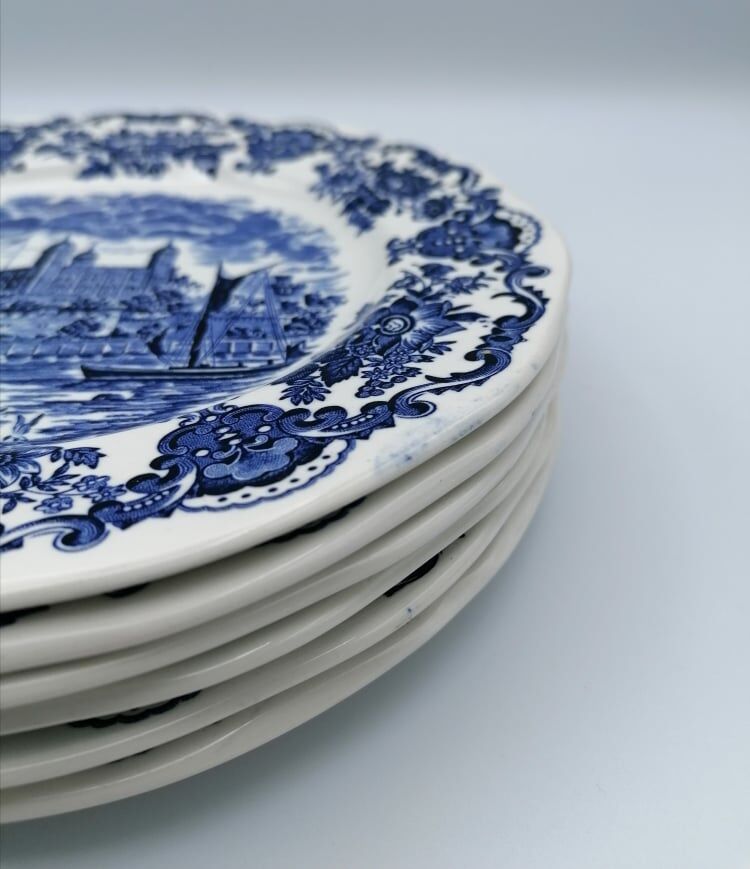 English porcelain plates