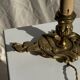 Small classic antique gold table lamp, H17 D12