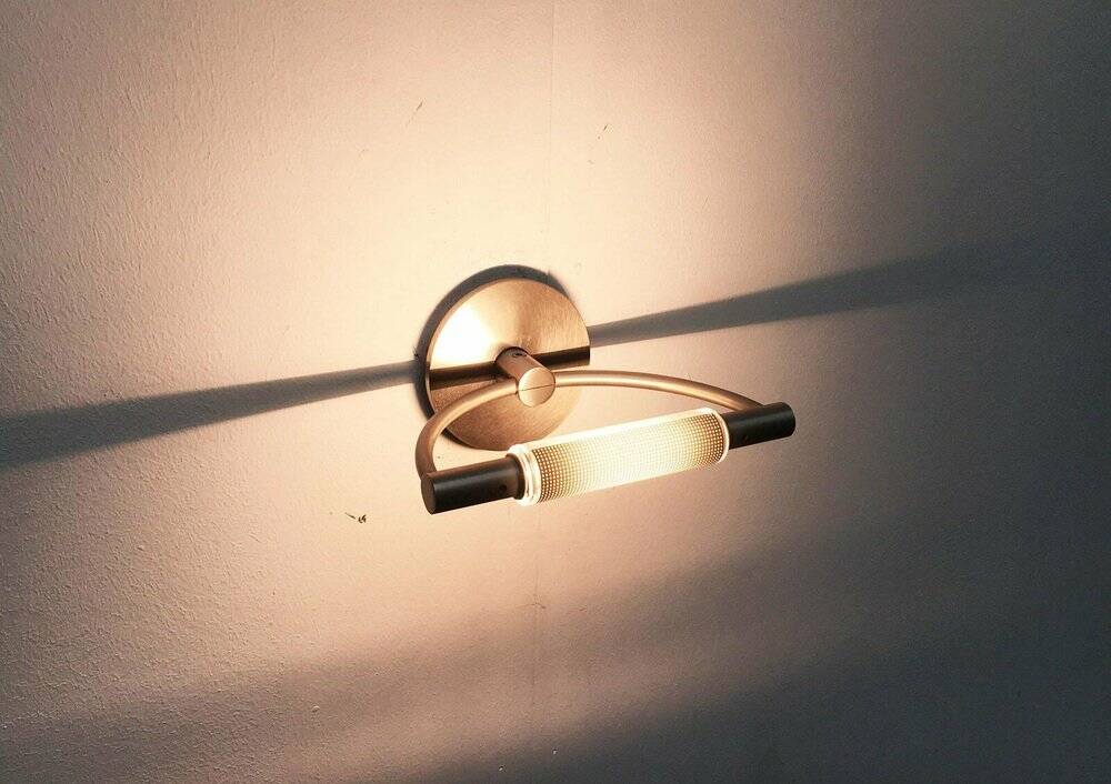 Mini Wall Lamp Model Gradi Postmodern Italian Vintage by Franco Bettonica and Mario Melocchi for Cini & Nils, 1990s
