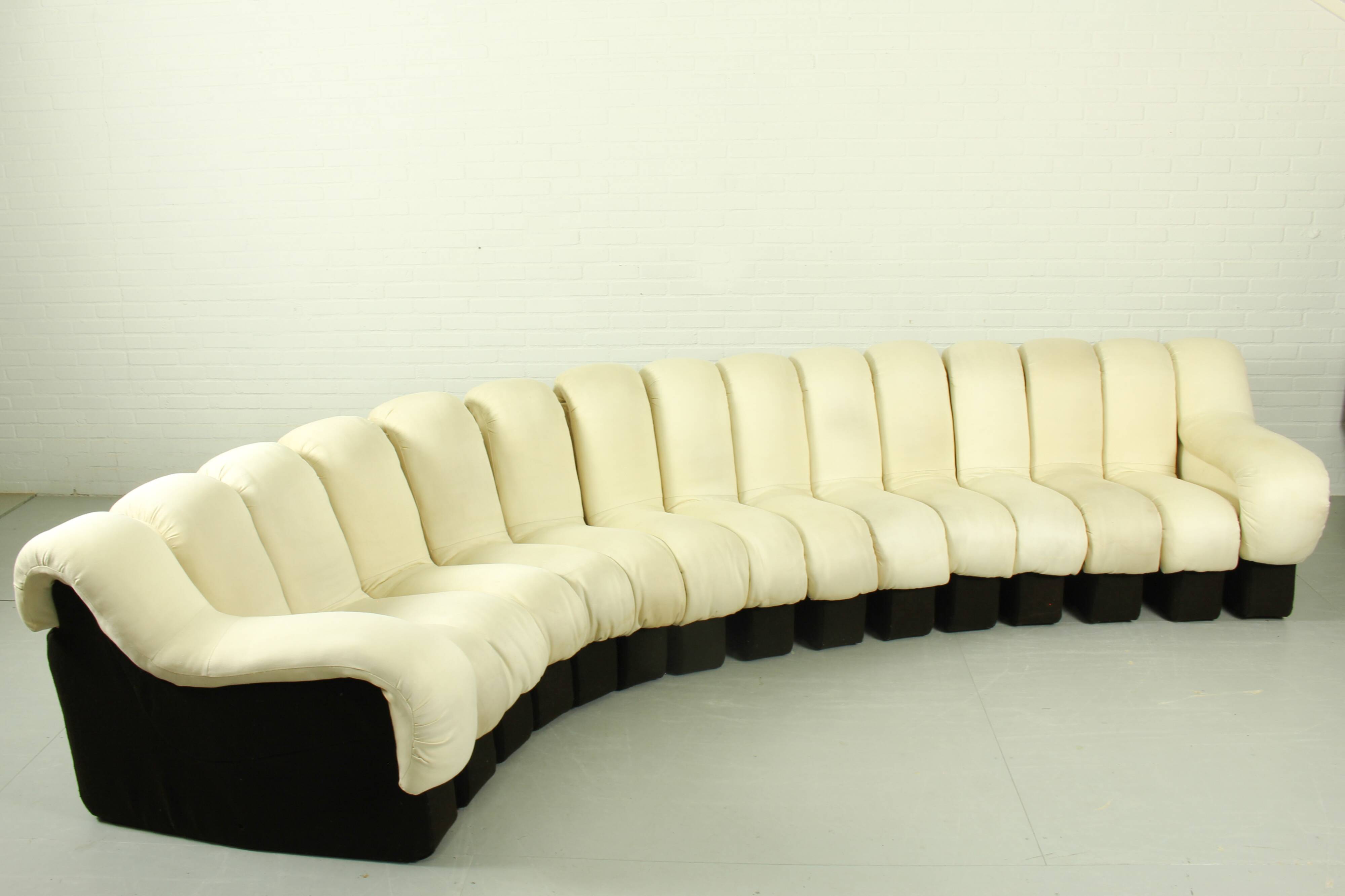 De Sede DS-600 'Non Stop' Sofa DS-600 by Eleonore Peduzzi Riva for de Sede with 15 elements, Switzer