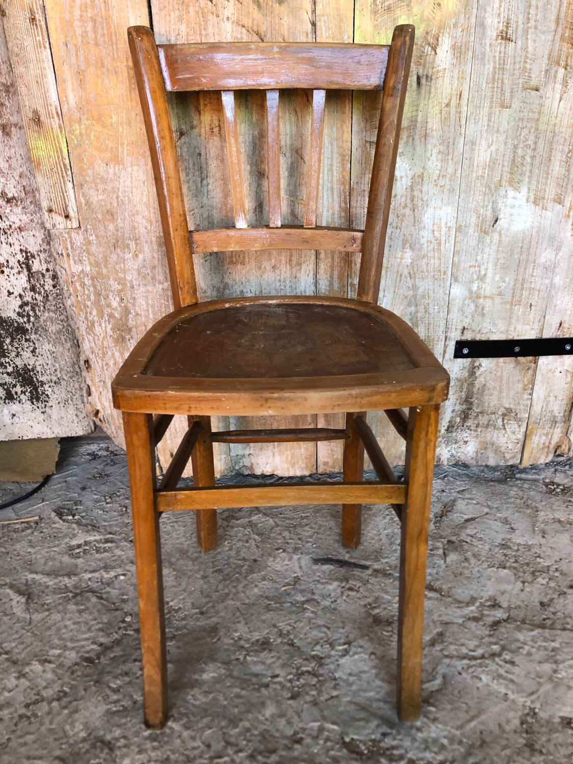 Chair bistrot luterma wood 70s vintage