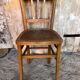 Chair bistrot luterma wood 70s vintage