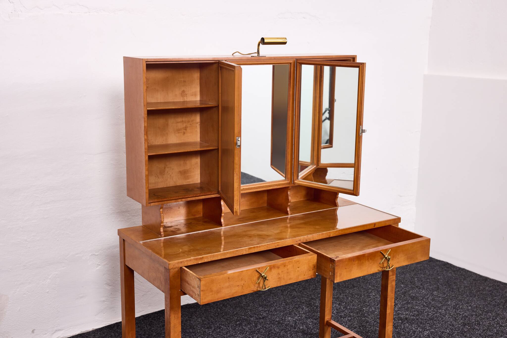 A newly discovered vanity table cabinet by Hugo Gorge c. 1920, Vienna