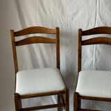 Set of 3 simple chairs by Baumann.