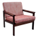 Fauteuil 'Capella' en palissandre, Illum Wikkelsø pour N. Eilersen, Danemark, années 60.