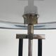 Space Age table lamp in nickel-plated steel, height adjustable, 1970s.