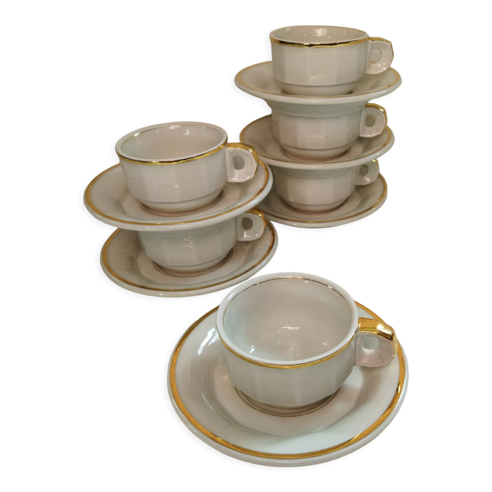 Plat De Service Apéritif 3 Compartiments En Porcelaine Mehun Multicolore Brillant