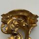 Set of three gilded wood consoles in Rococo style, late 19th century.