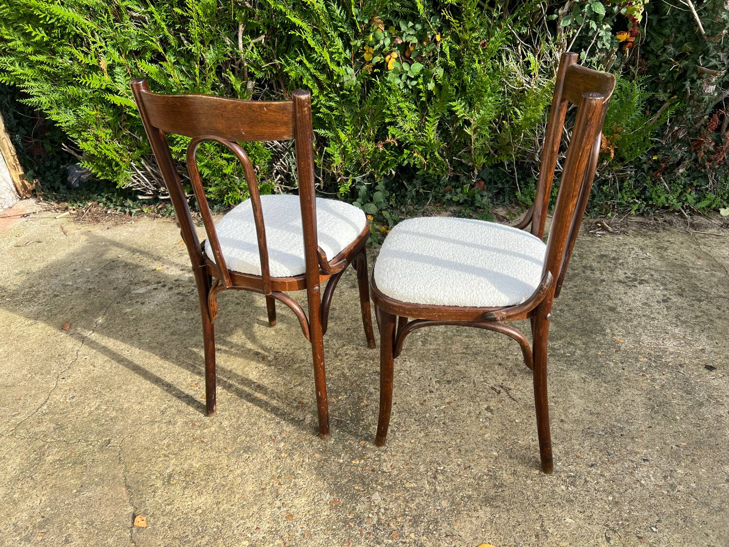 Pair of bistro chairs