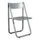 "Tamara" perforated metal folding chair by Arrben Italy (1980s)