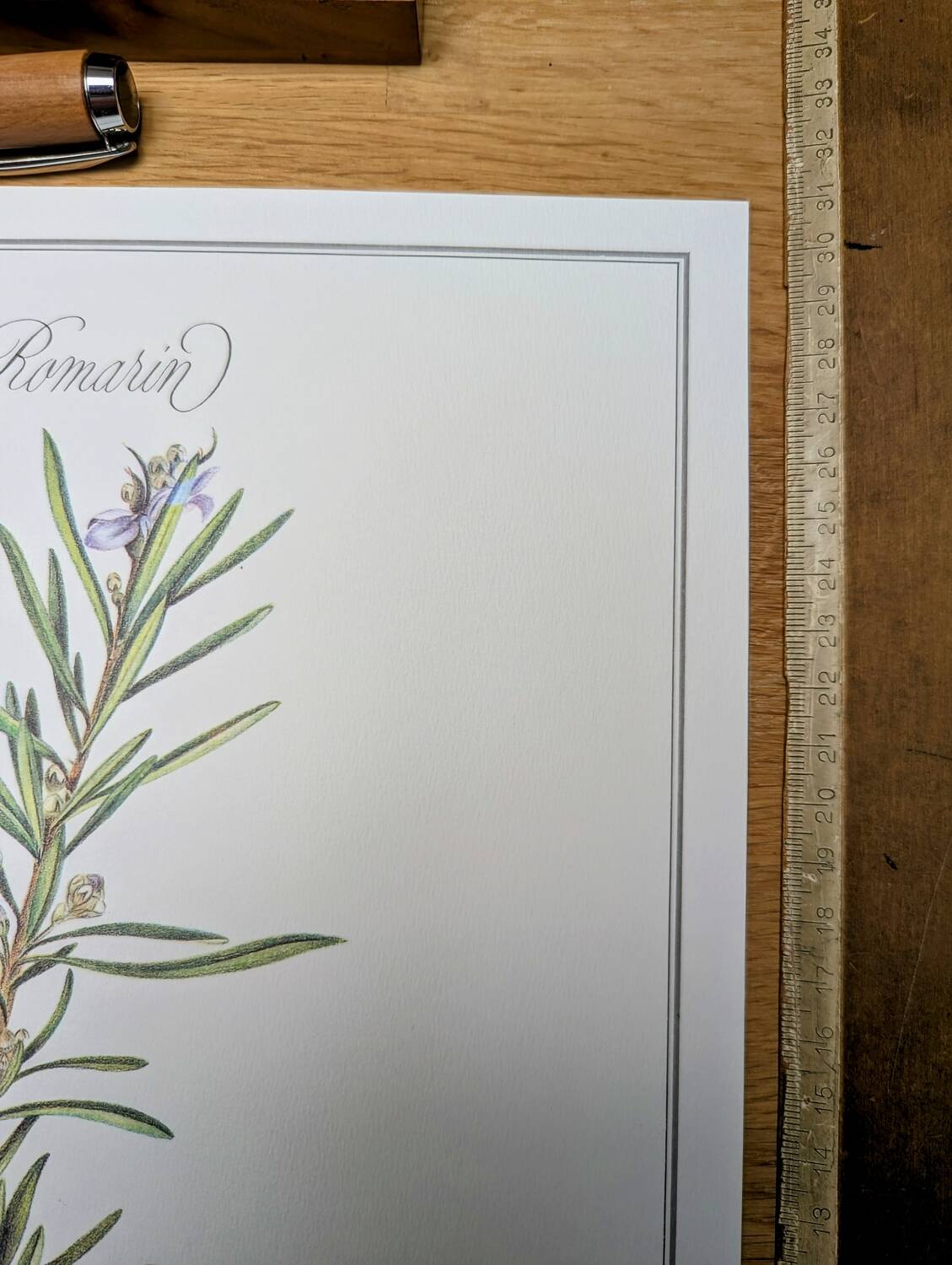 Printed in 1986, Le Romarin.