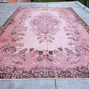 Tapis décoratif vintage rose sku 2535