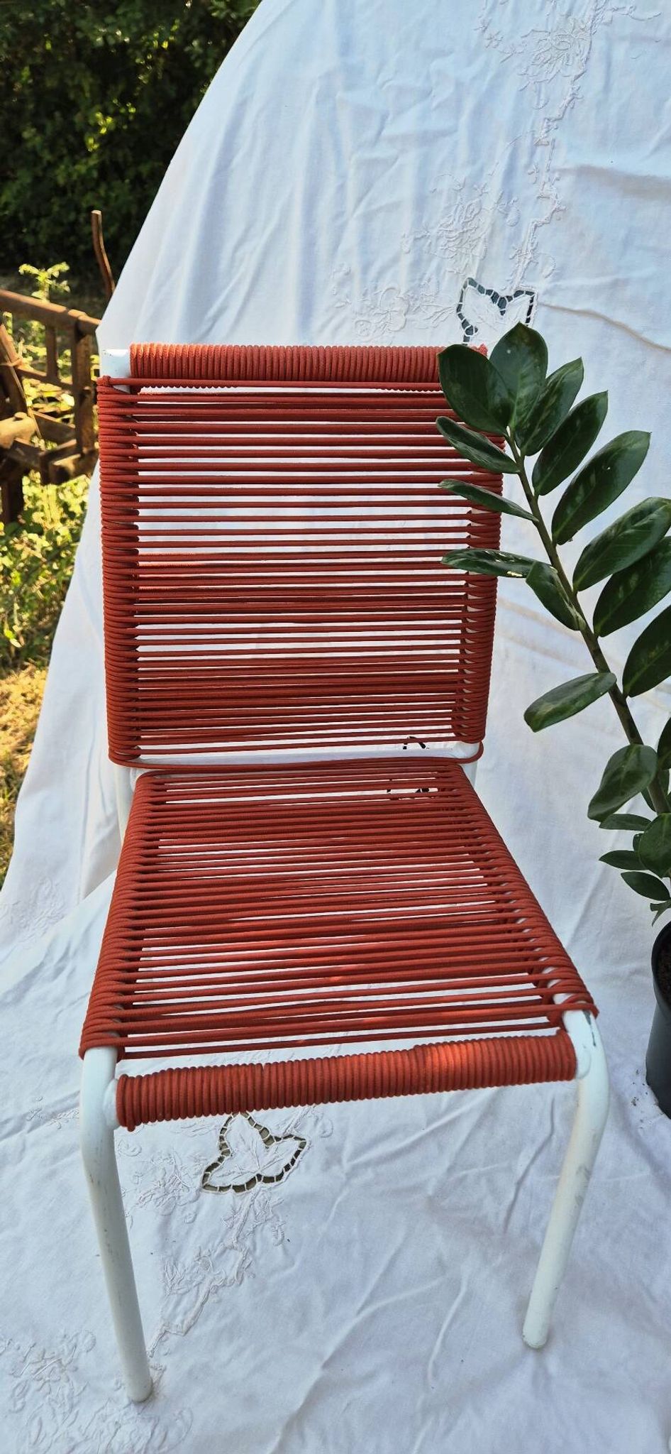 2 chaises enfant scoubidou - années 50