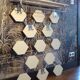 Scandinavian wall coat rack