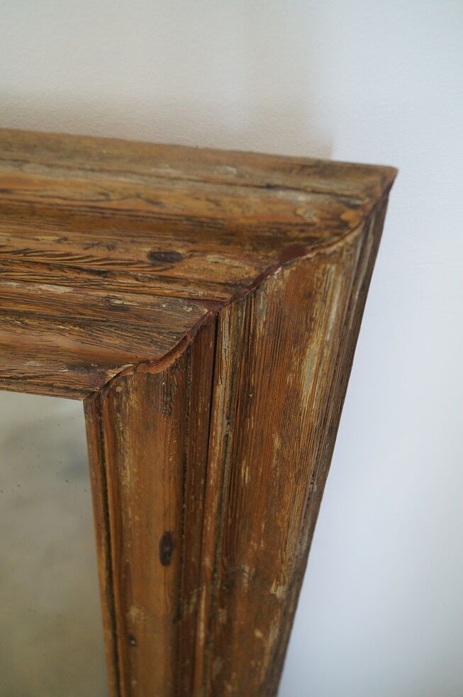 1900 mirror in wood 67x94cm