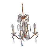 Antique chandelier with tassels
