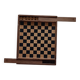 Wooden game of checkers and goose