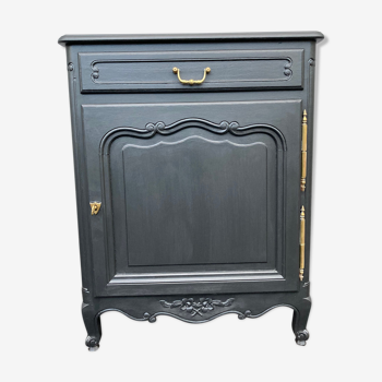 Commode style baroque noir