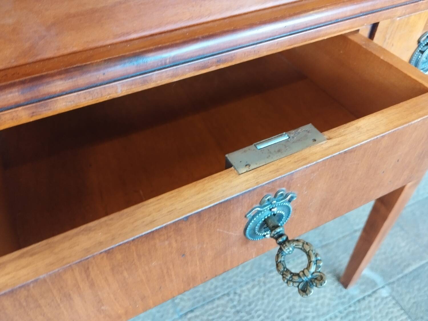 Antique cylindrical desk, Louis XVI style