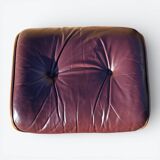 Burgundy Herman Miller Original Rosewood Eames Lounge Chair and Ottoman