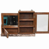 Miroir de barbier art deco piece d'origine Inde 49x10x36cm