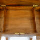 Travailleuse meuble d'appoint en bois, coffre & tiroir