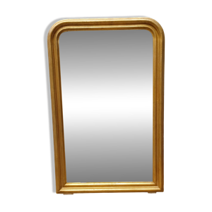 Ancien miroir louis-philippe - dore