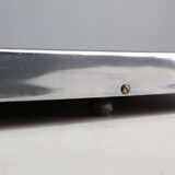 French Art Deco geometric octagonal Chrome and Mirrored Plateau, circa 1930