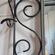 Wrought iron coat and hat rack, 1960s
