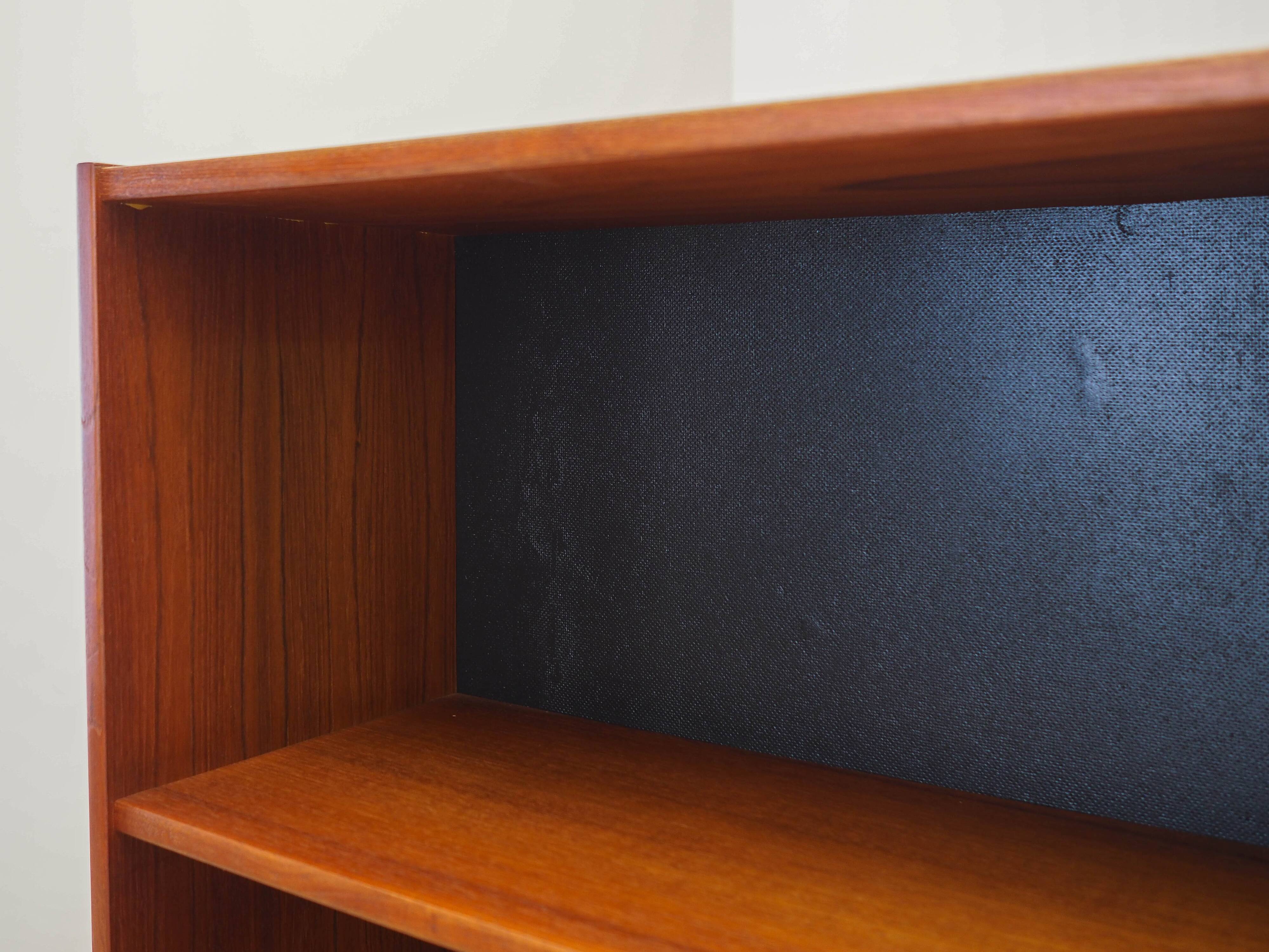 Teak bookcase, Danish design, 1960s, manufactured in Denmark
