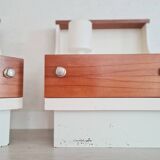 Pair of 70s bedside tables
