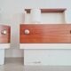 Pair of 70s bedside tables