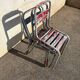 Set of 4 metal bistro chairs